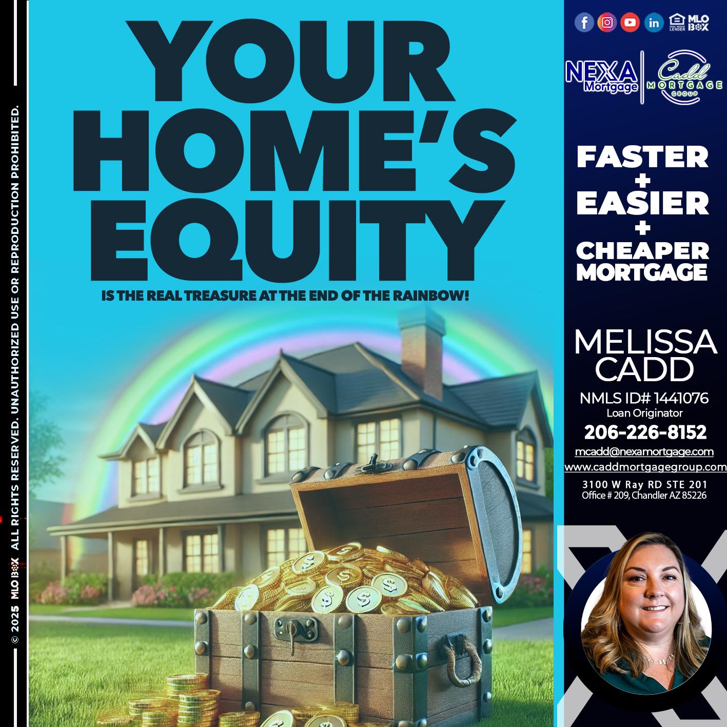 YOUR HOME´S EQUITY - Melissa Cadd -Loan Originator