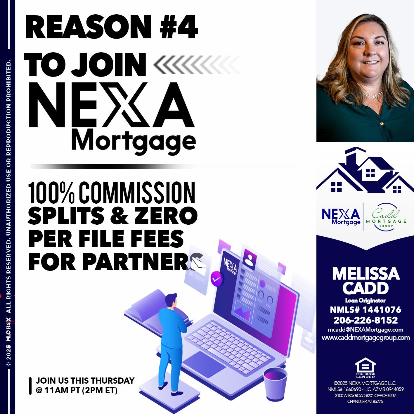 REASON 4 - Melissa Cadd -Loan Originator
