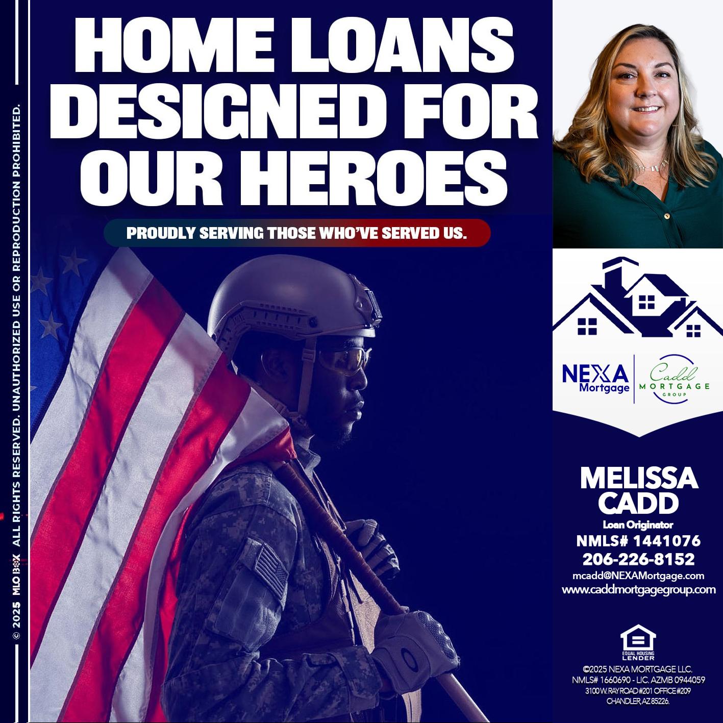 home loans - Melissa Cadd -Loan Originator