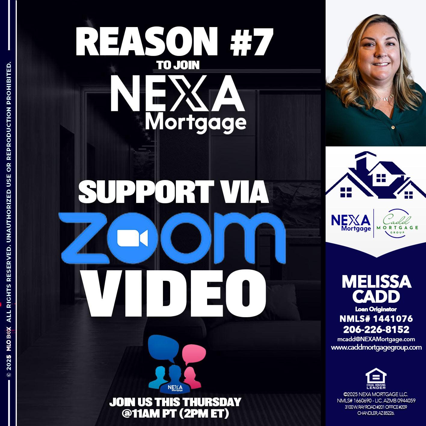 REASON 7 - Melissa Cadd -Loan Originator