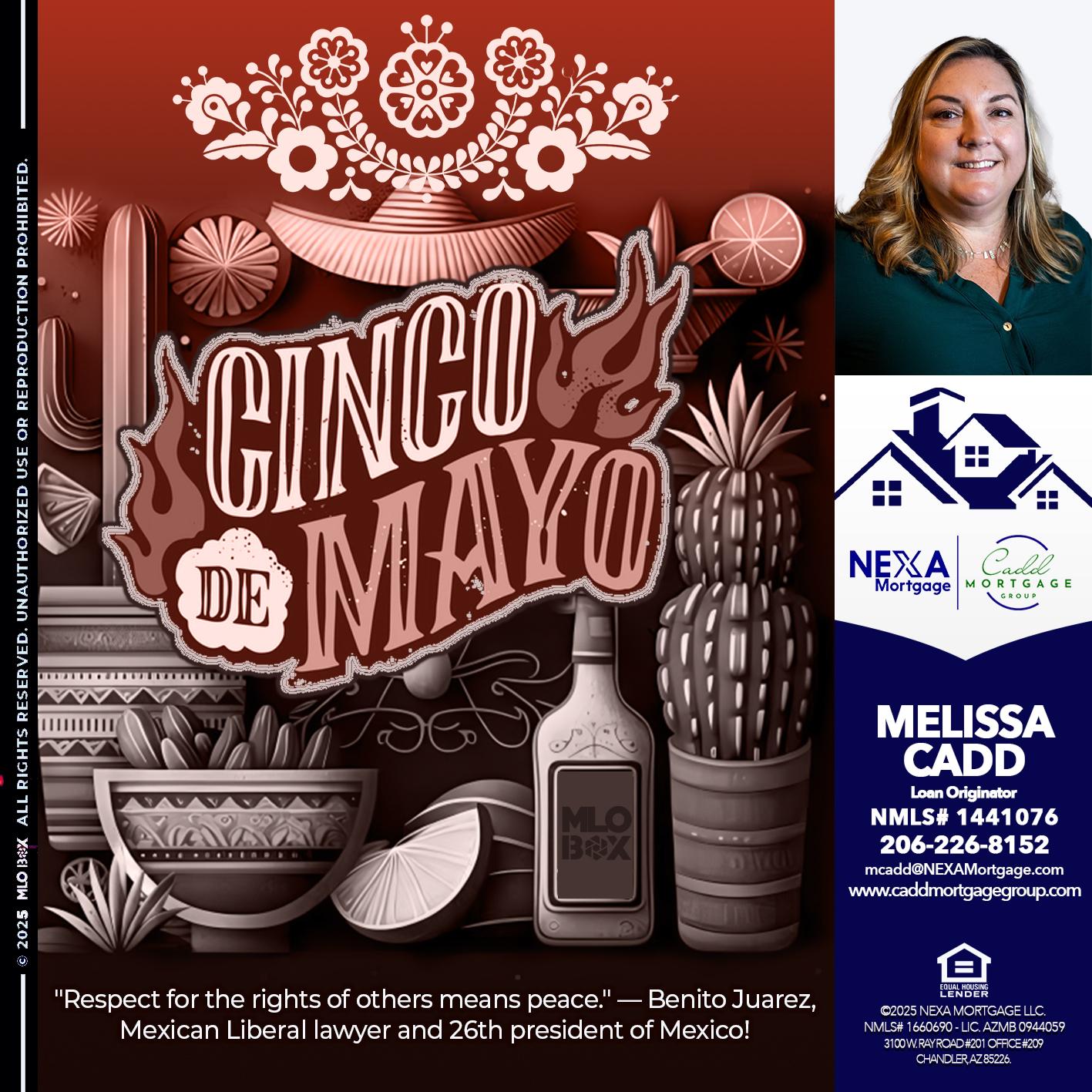 Feliz 5 de Mayo - Melissa Cadd -Loan Originator