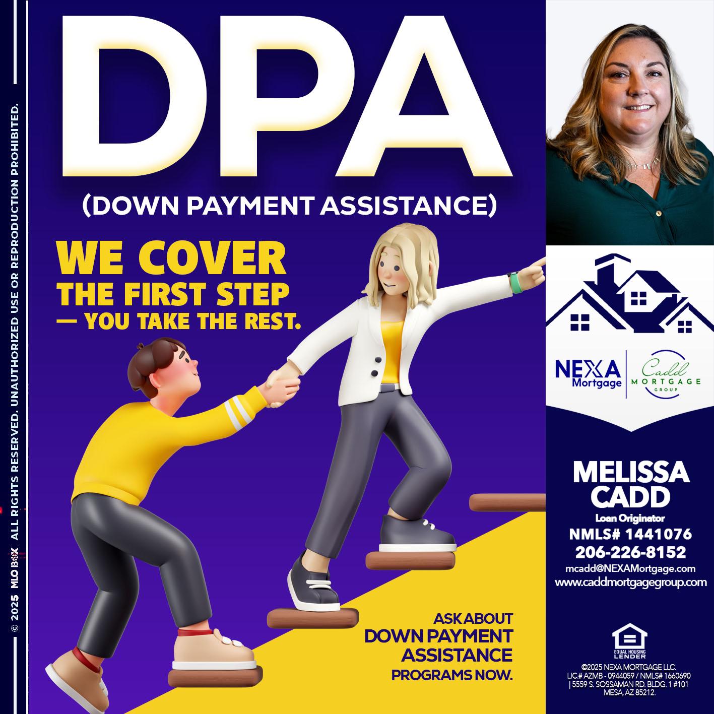 DPA LOANS - Melissa Cadd -Loan Originator