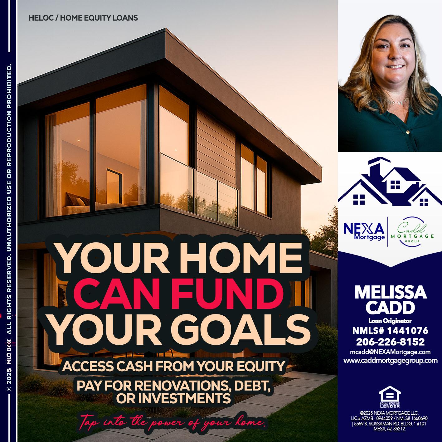 HELOC - Melissa Cadd -Loan Originator