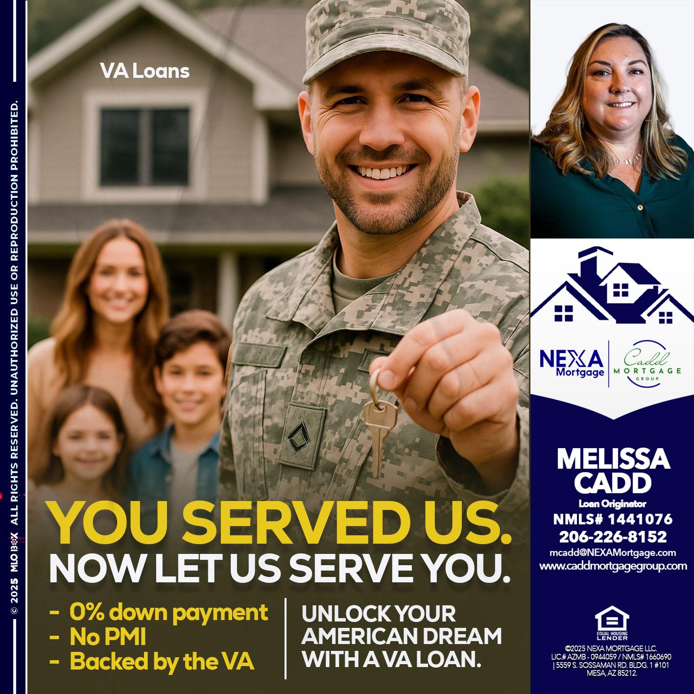 YOU DESERVED - Melissa Cadd -Loan Originator