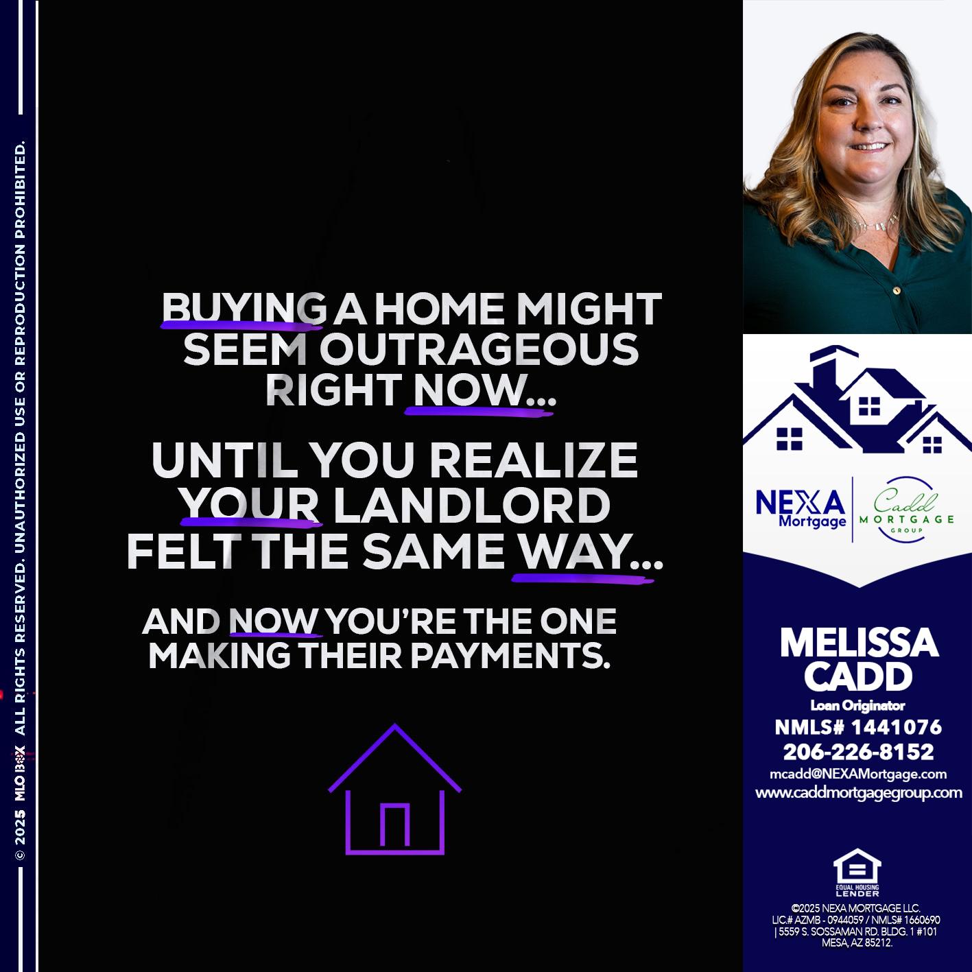 BUYING A HOME - Melissa Cadd -Loan Originator