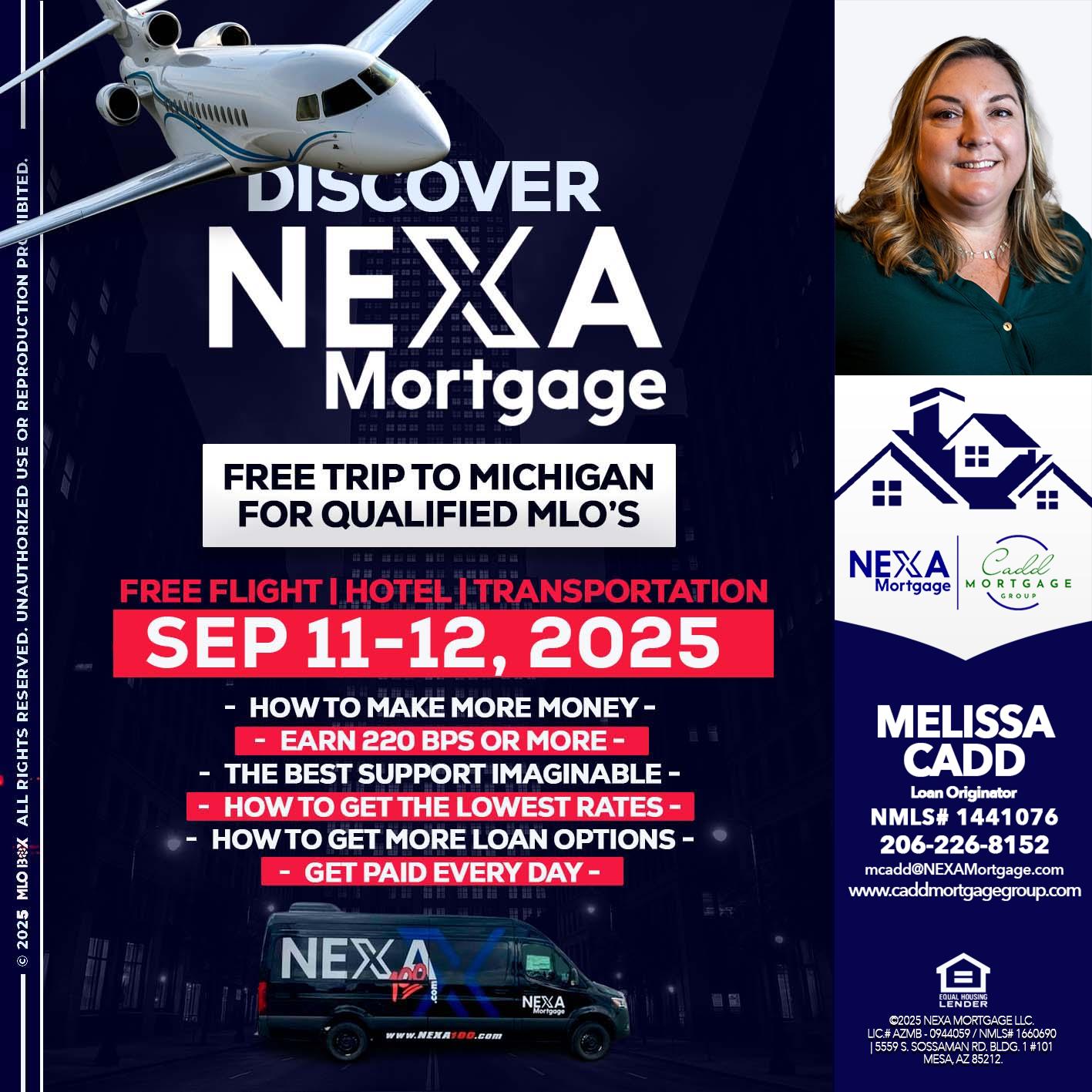 DISCOVER NEXA MORTGAGE - Melissa Cadd -Loan Originator