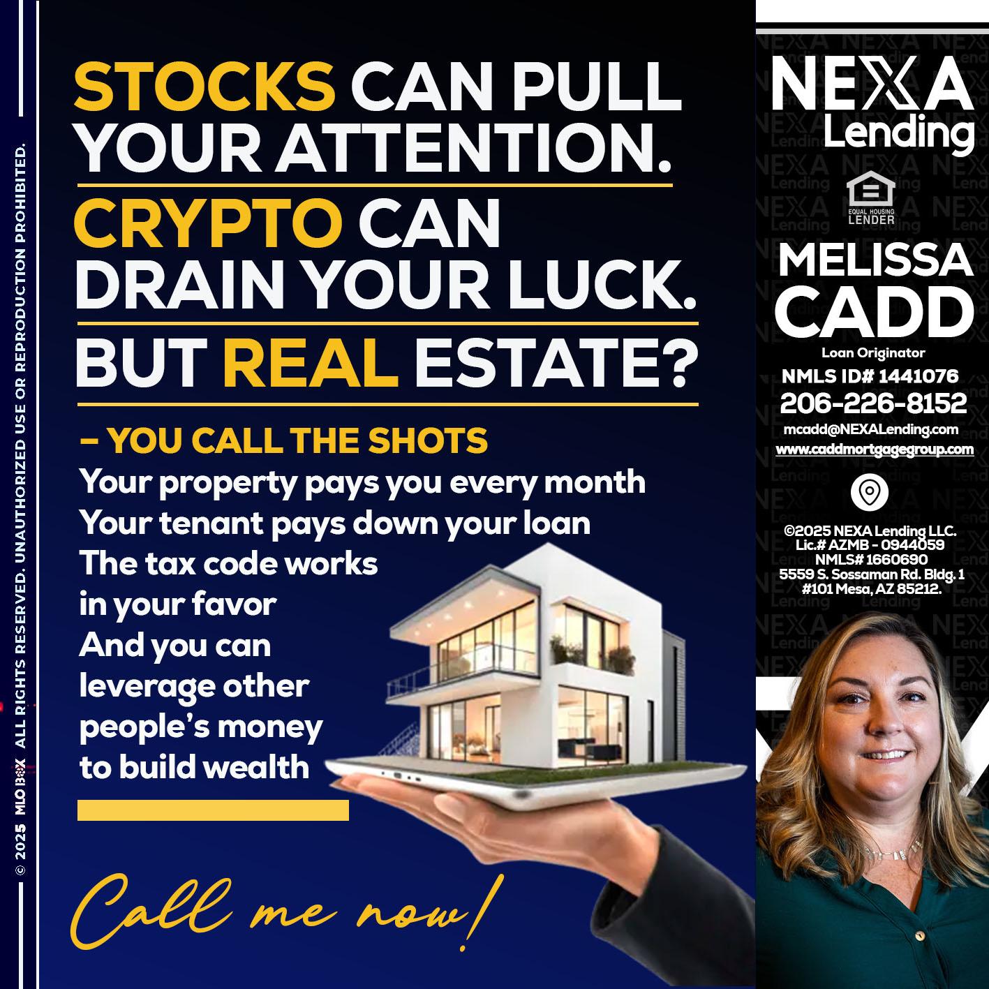 STOCK YOUR - Melissa Cadd -Loan Originator