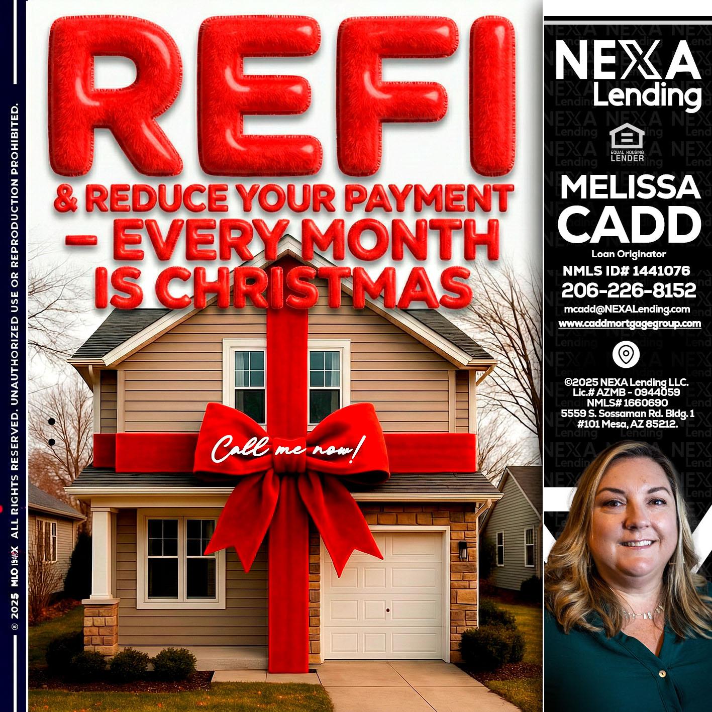 REFI - Melissa Cadd -Loan Originator