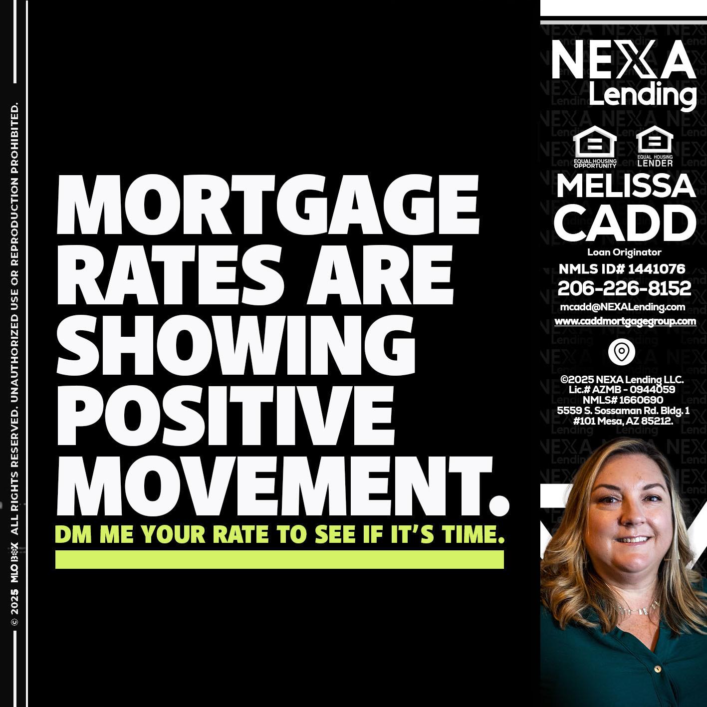 MORTGAGE - Melissa Cadd -Loan Originator