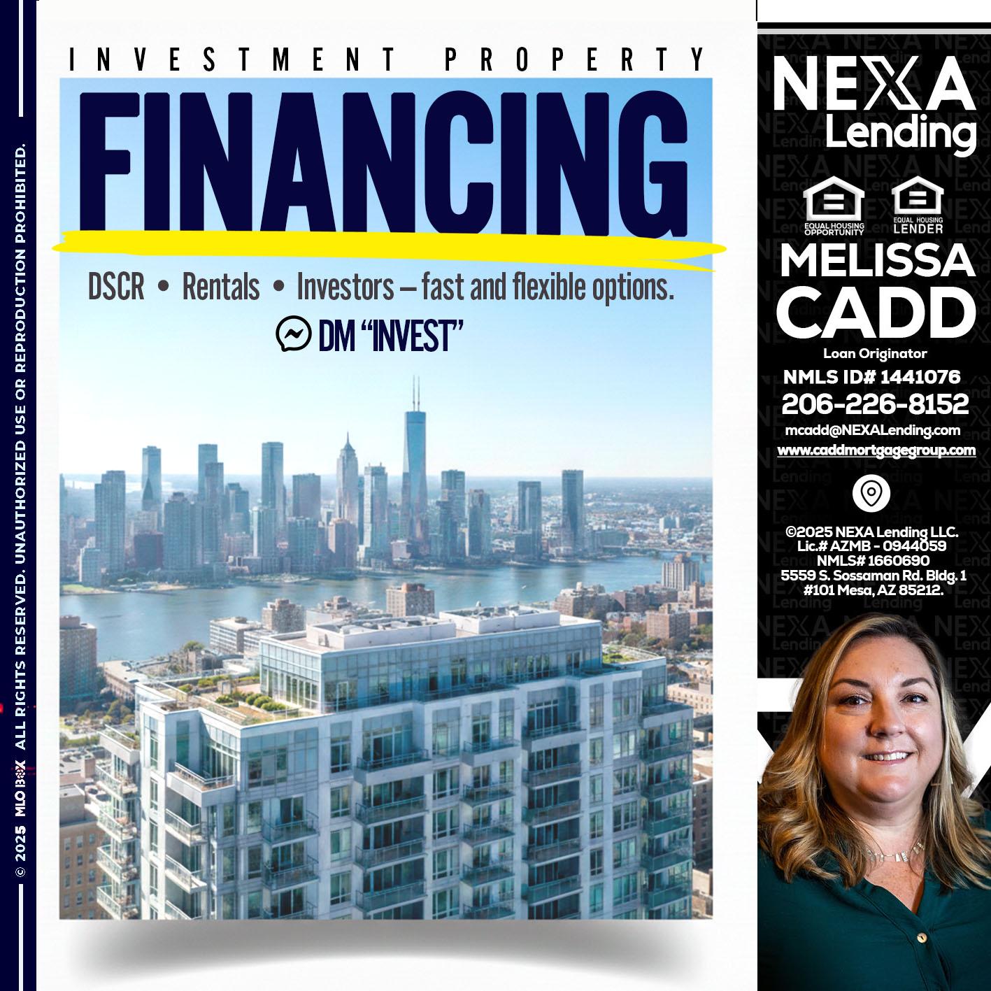 FINANCING - Melissa Cadd -Loan Originator