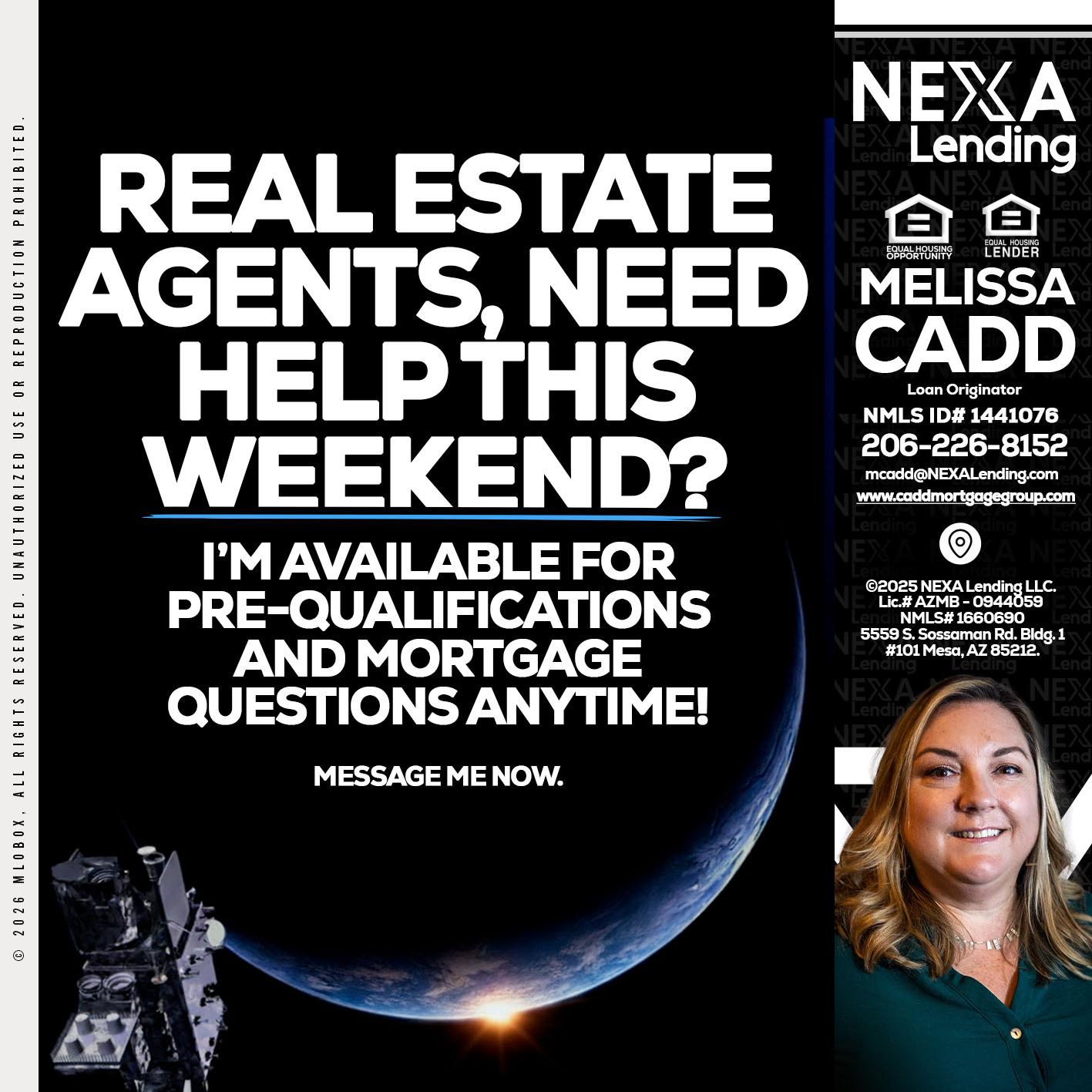 REAL ESTATE AGENTS - Melissa Cadd -Loan Originator