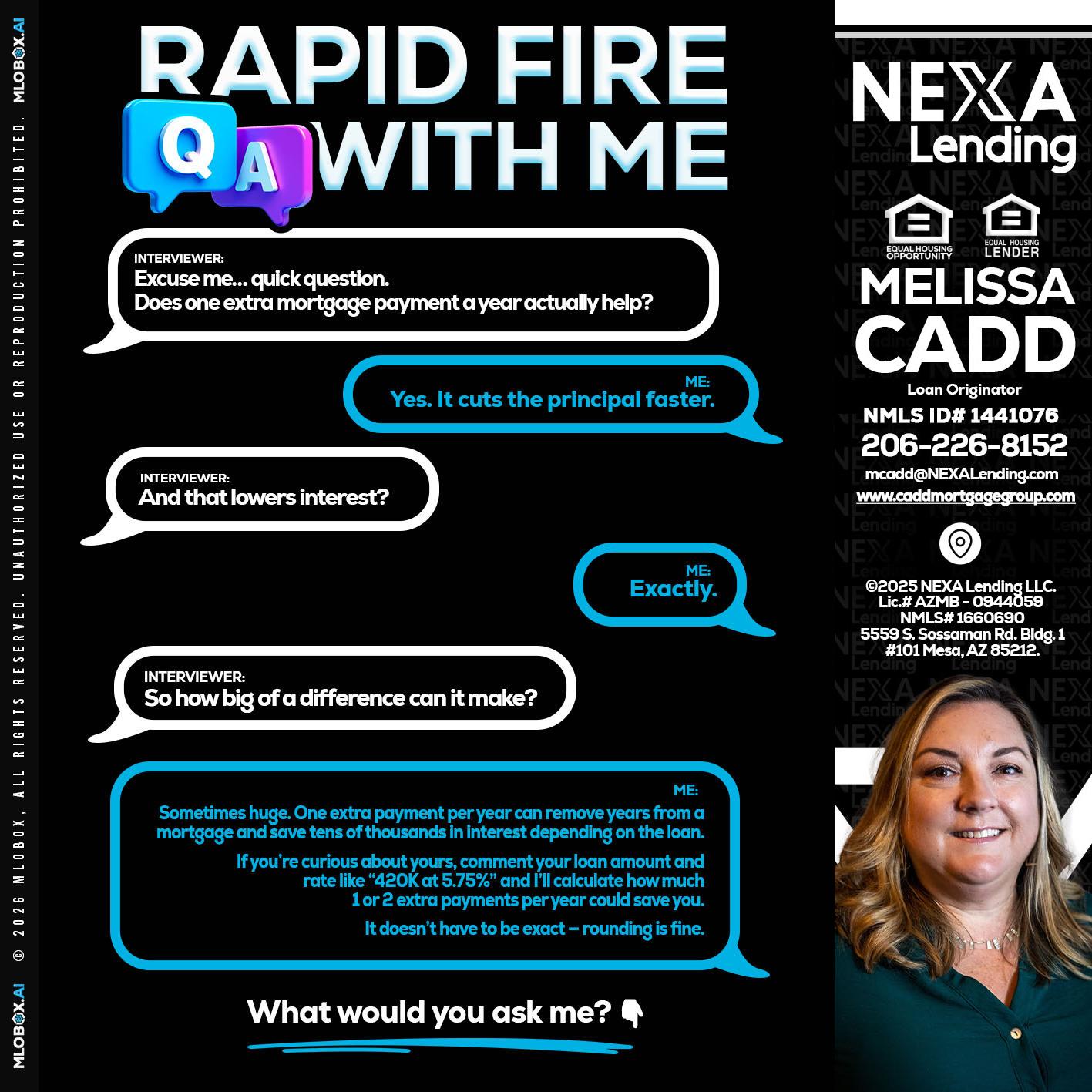 RAPID Q&A - Melissa Cadd -Loan Originator