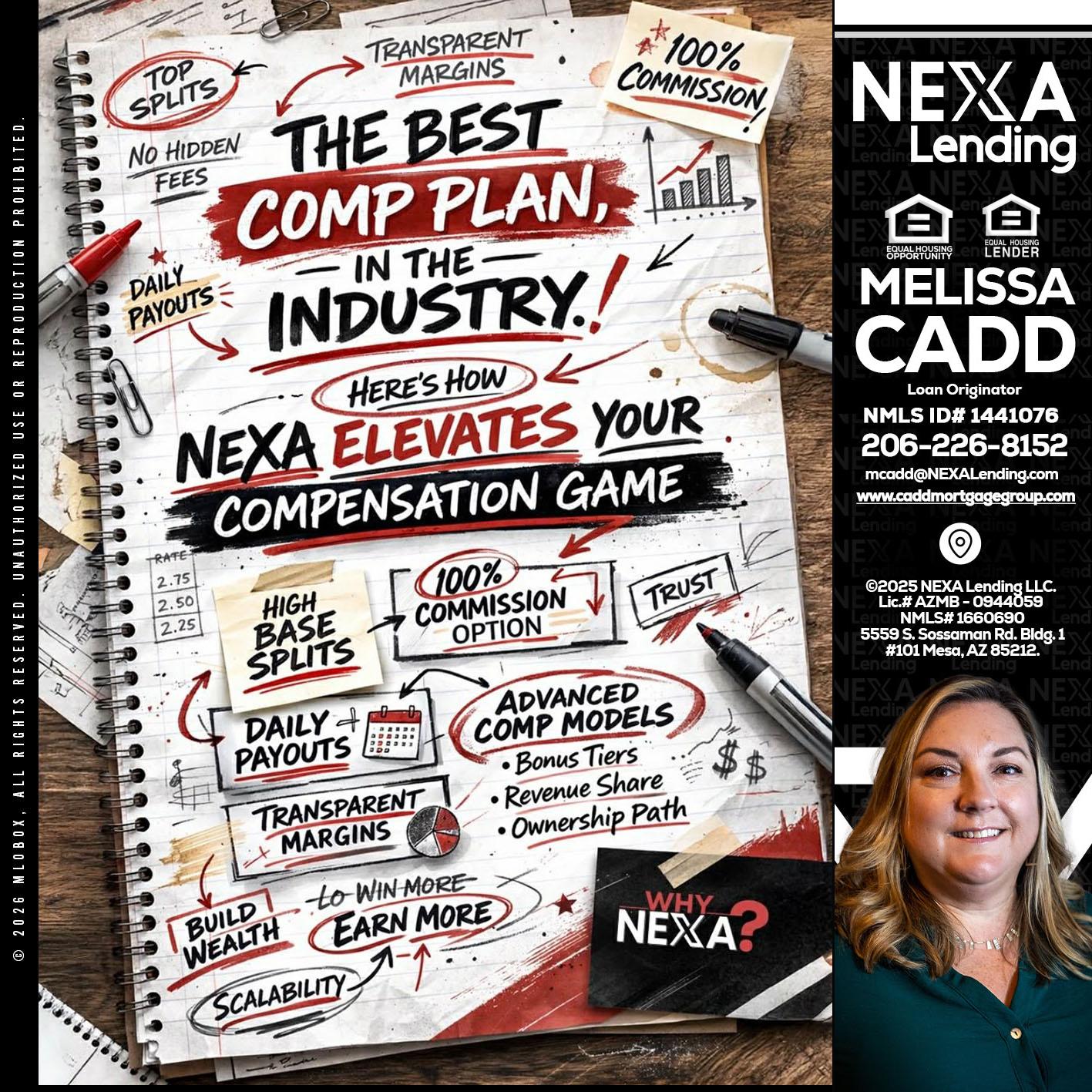 THE BEST COMP - Melissa Cadd -Loan Originator
