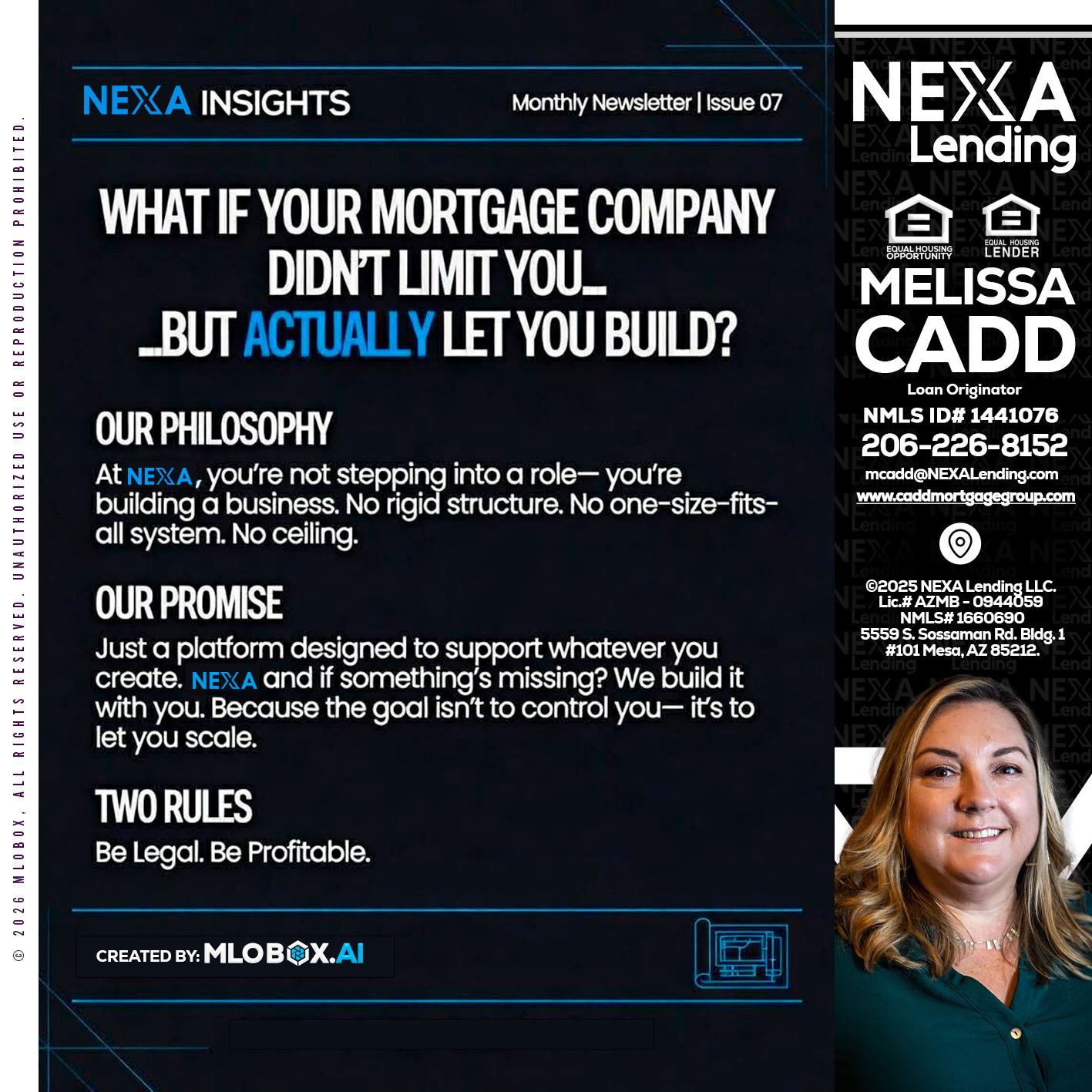 NEXA INSIGHTS - Melissa Cadd -Loan Originator