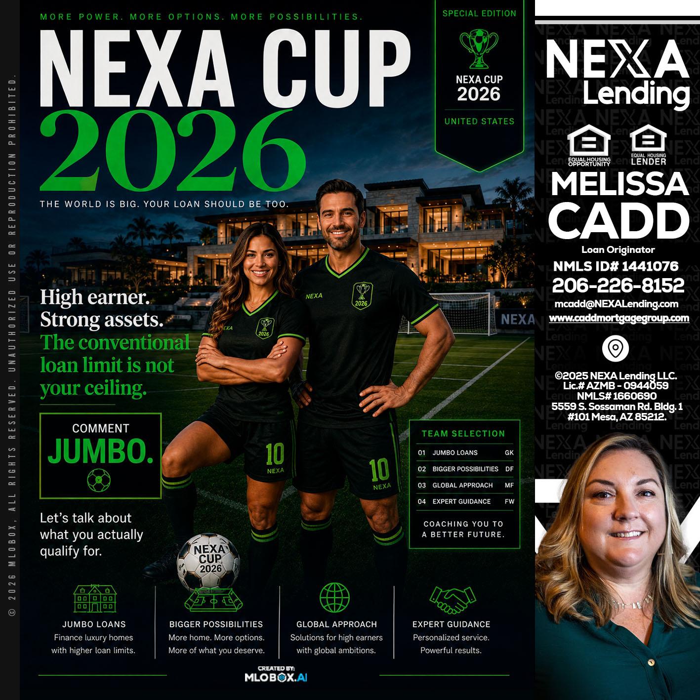 NEXA CUP 2026 - Melissa Cadd -Loan Originator