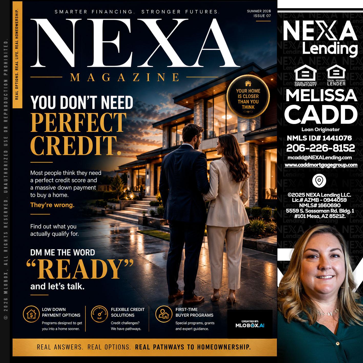 NEXA MAGAZINE - Melissa Cadd -Loan Originator