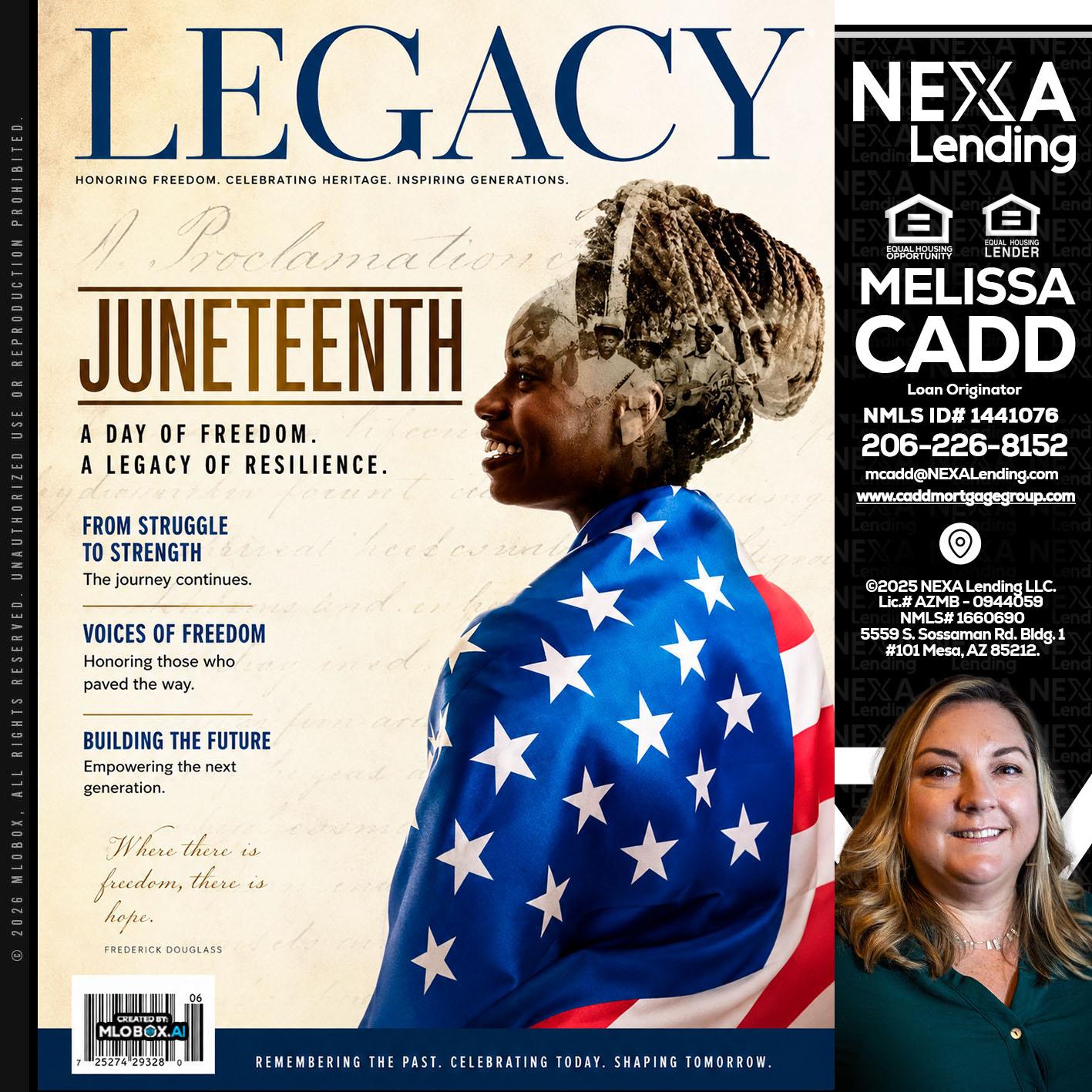 LEGACY - Melissa Cadd -Loan Originator