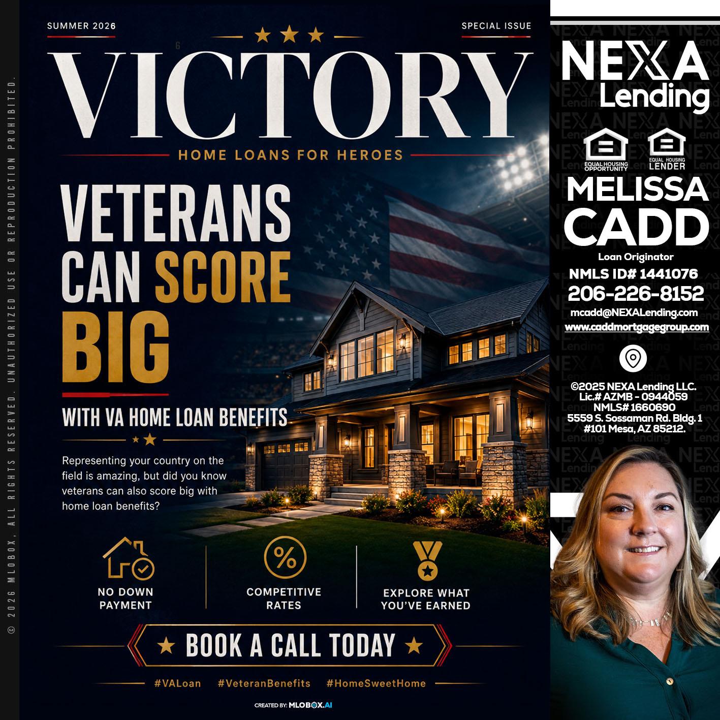 VICTORY - Melissa Cadd -Loan Originator