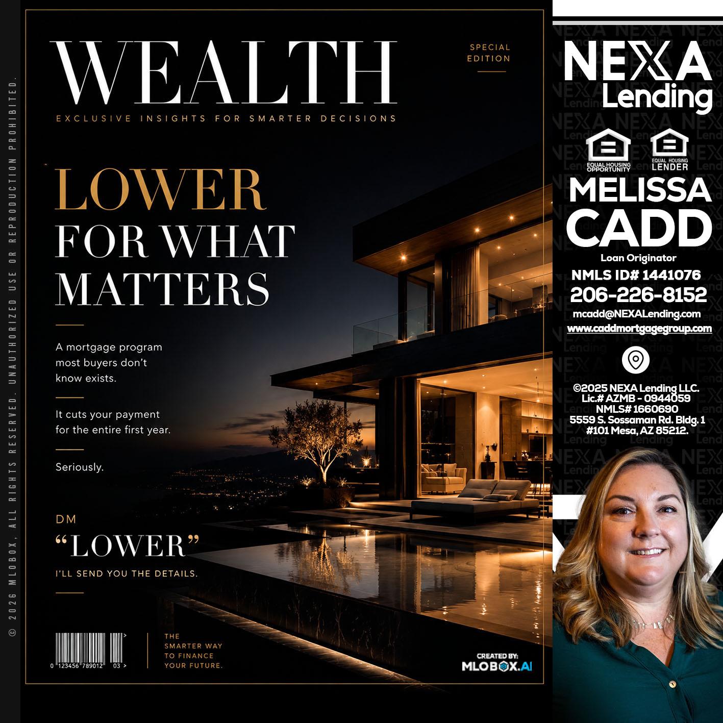 WEALTH - Melissa Cadd -Loan Originator