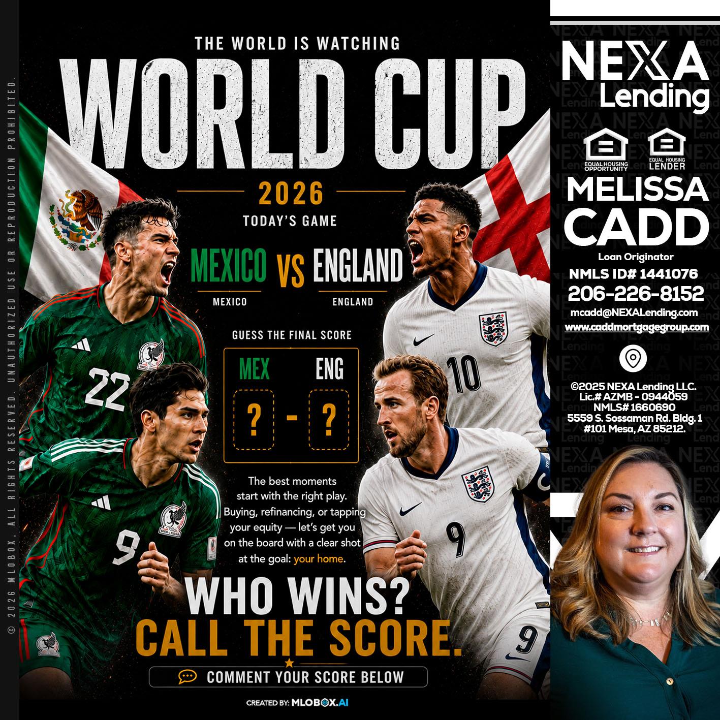WHO'S WIN - Melissa Cadd -Loan Originator
