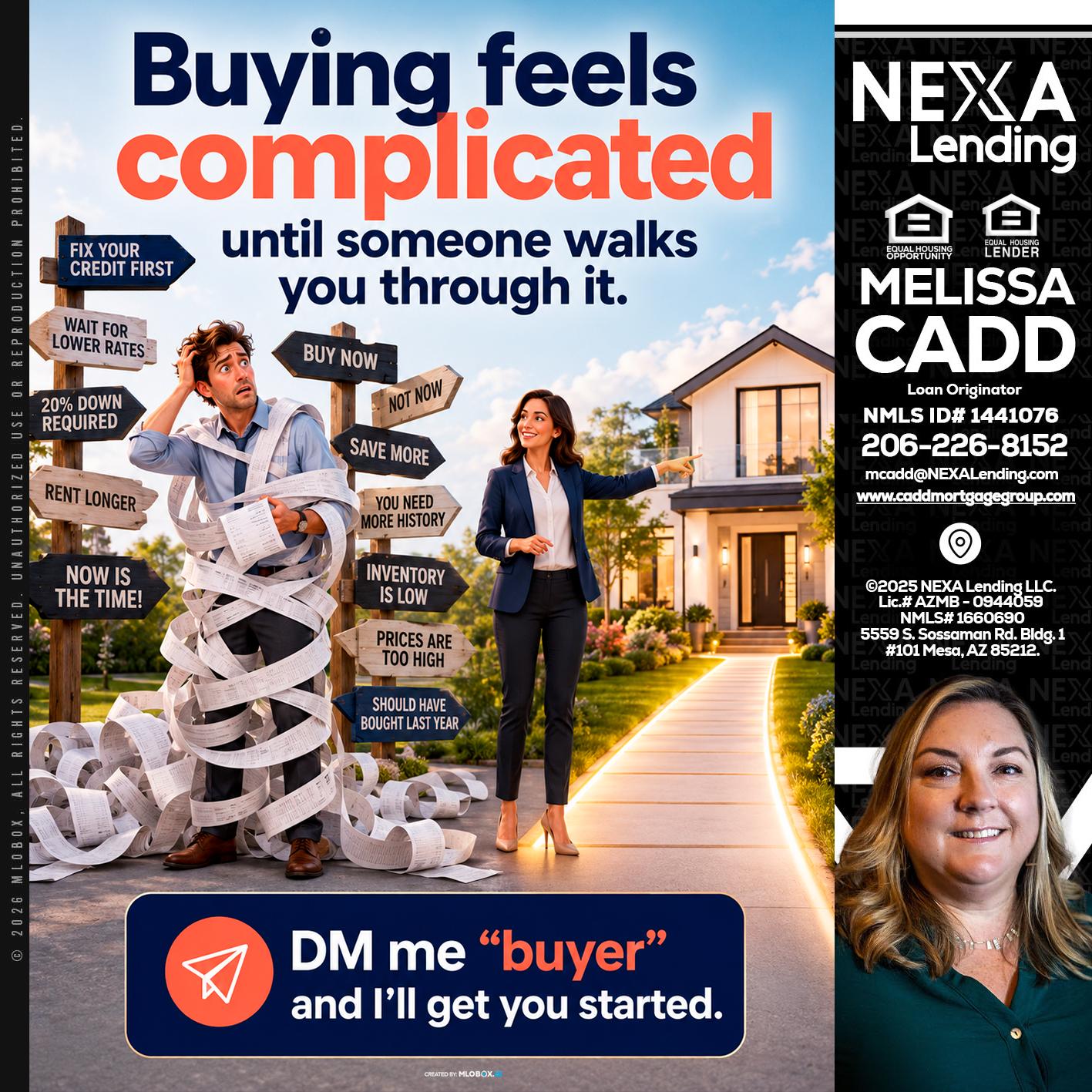 buying feels - Melissa Cadd -Loan Originator