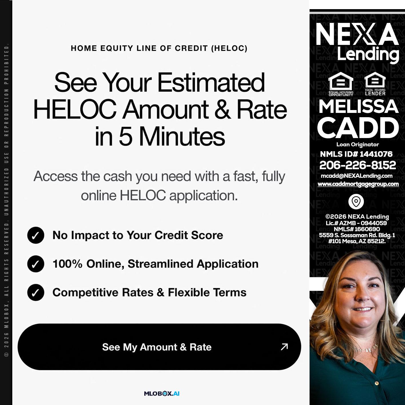 HELOC - Melissa Cadd -Loan Originator